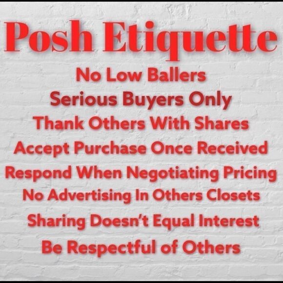 Other - My Posh Etiquette